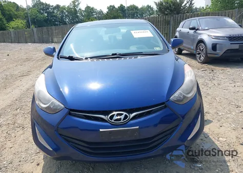 2013 Hyundai Elantra Gs z USA, uszkodzony, nr VIN KMHDH6AE9DU001424